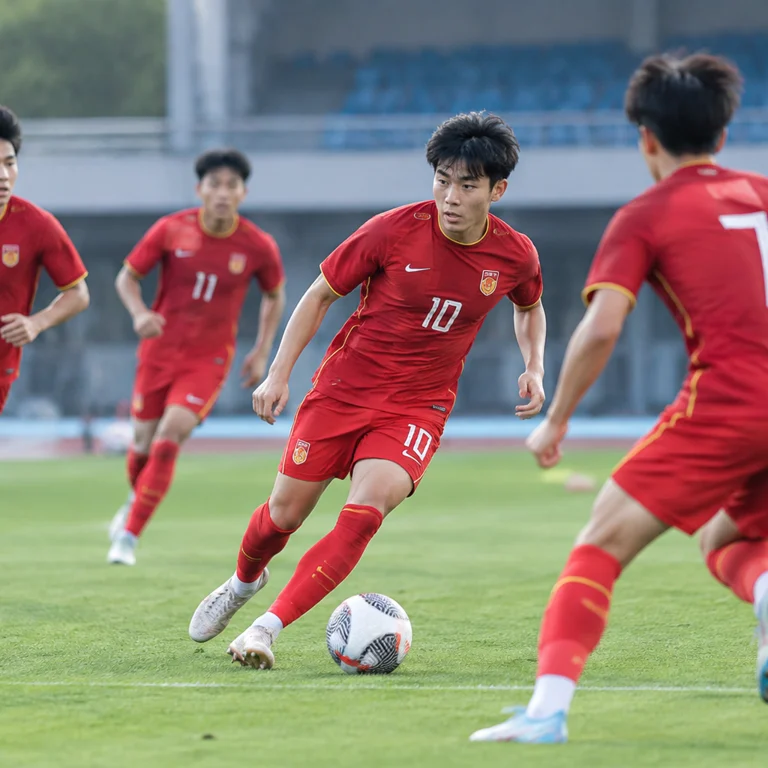 国足年轻球员在比赛中加快推进节奏的赛事观察配图